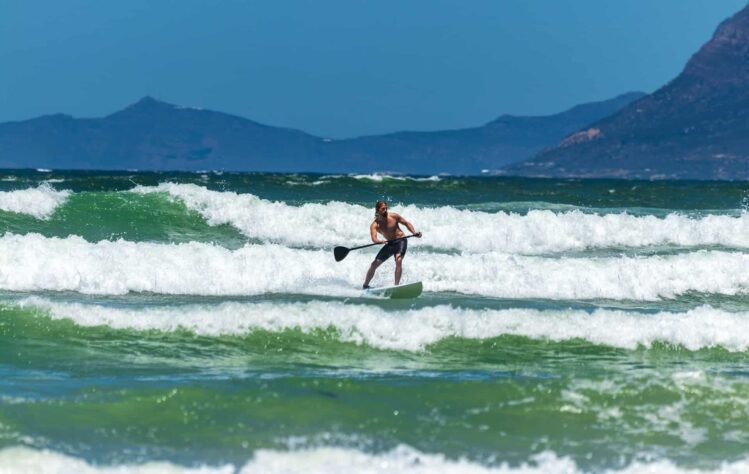 Stand-up paddle boarding in Baja California Sur, Mexico